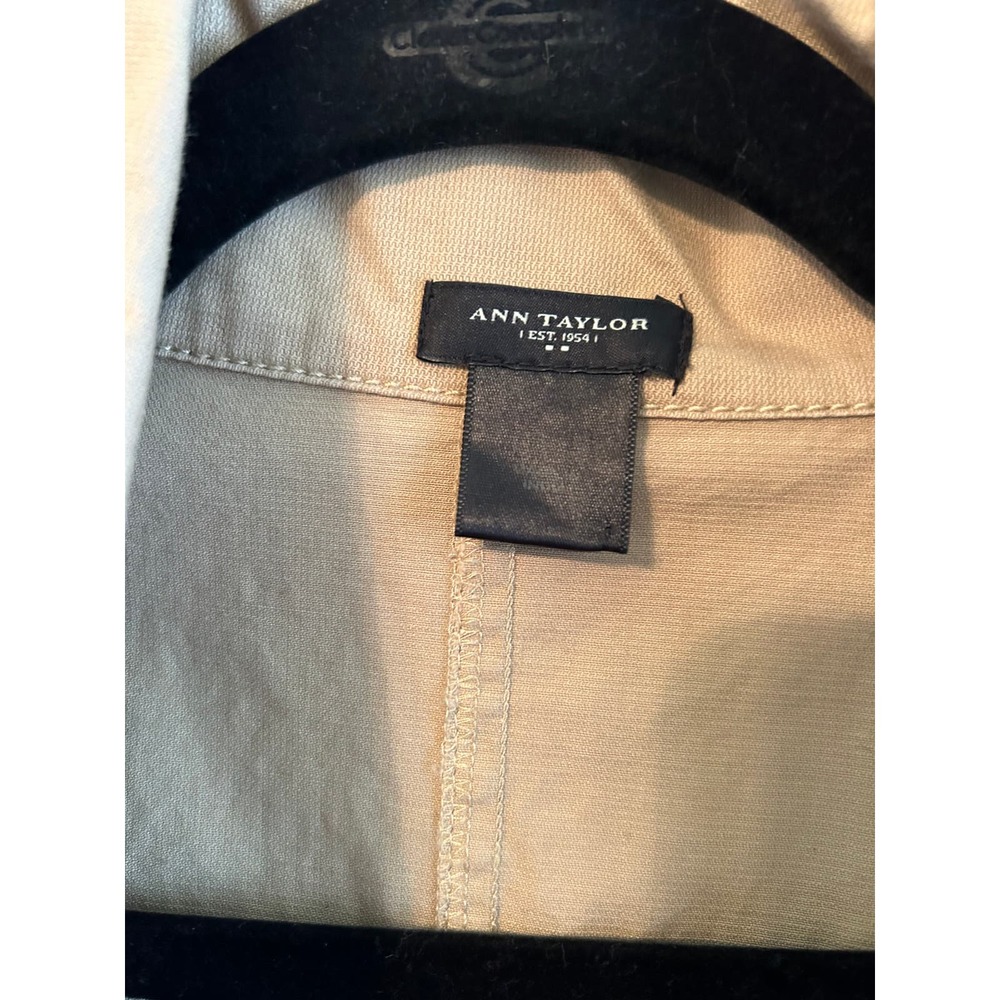 Vintage Ann Taylor Cargo Safari Jacket Size Large Belted with pockets - Picture 2 of 3